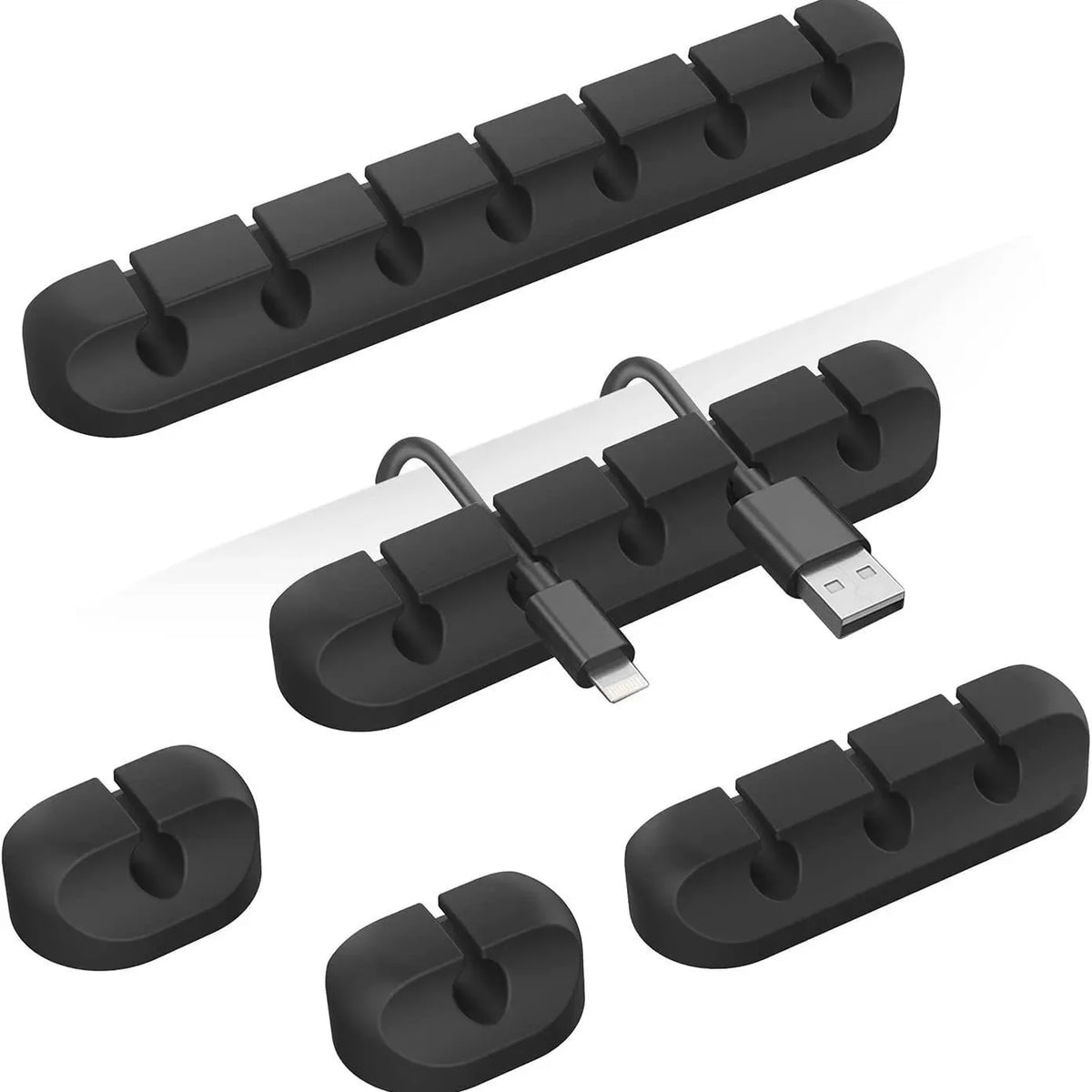 Cable Organizer Clips – Cord Management Set