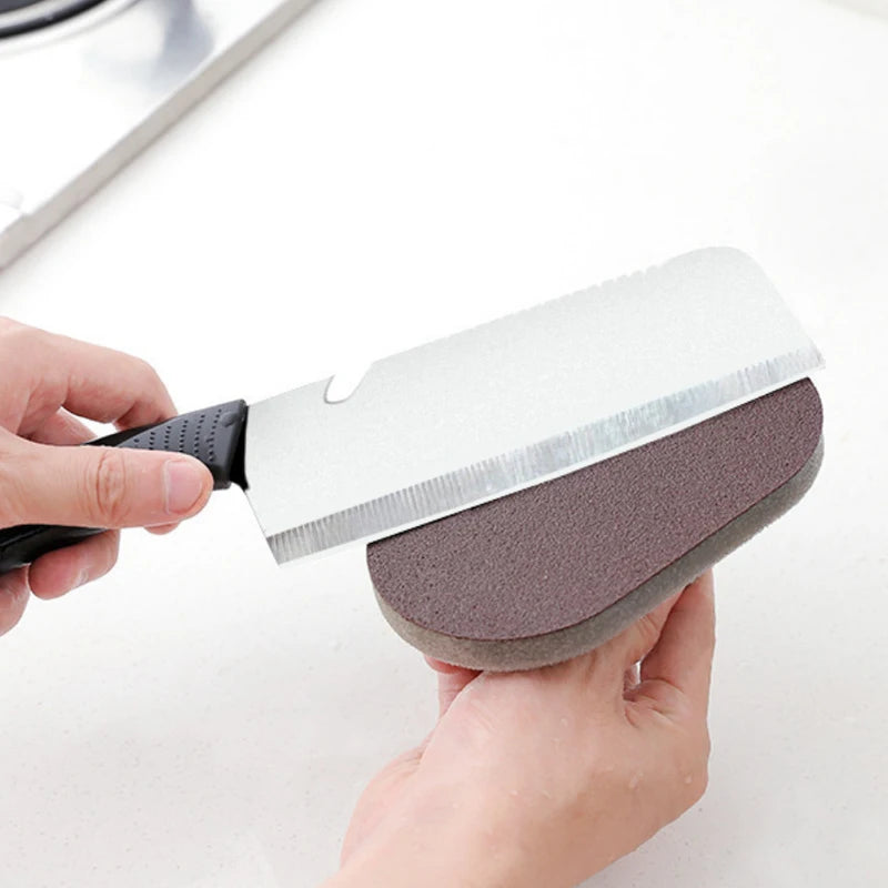 Magic Cleaning Sponge Brush – Easy-Grip Household Scrubber