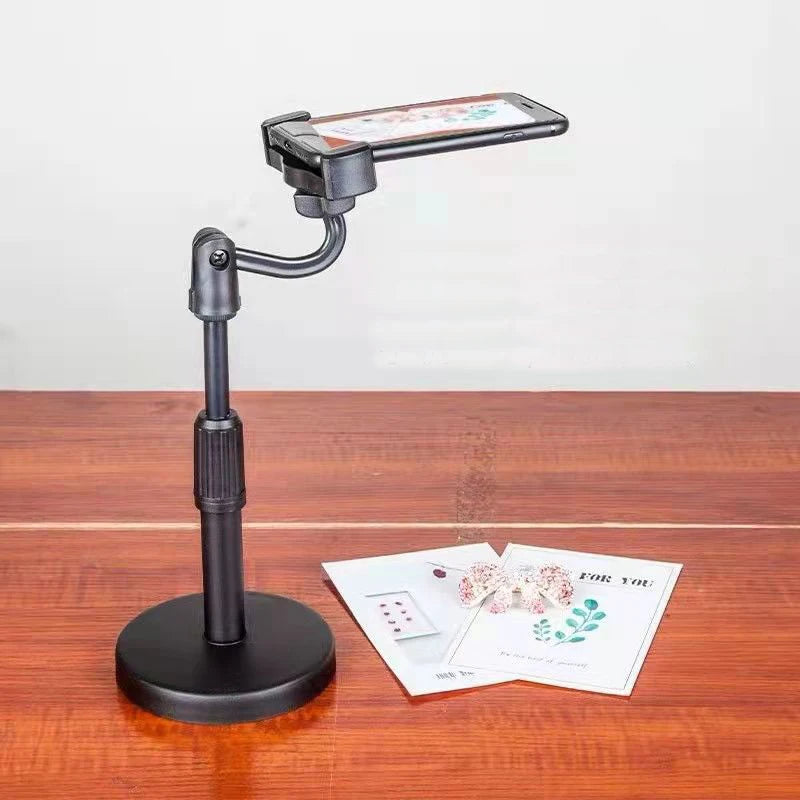“Adjustable Desktop Phone Tripod Stand – Universal Smartphone Holder”