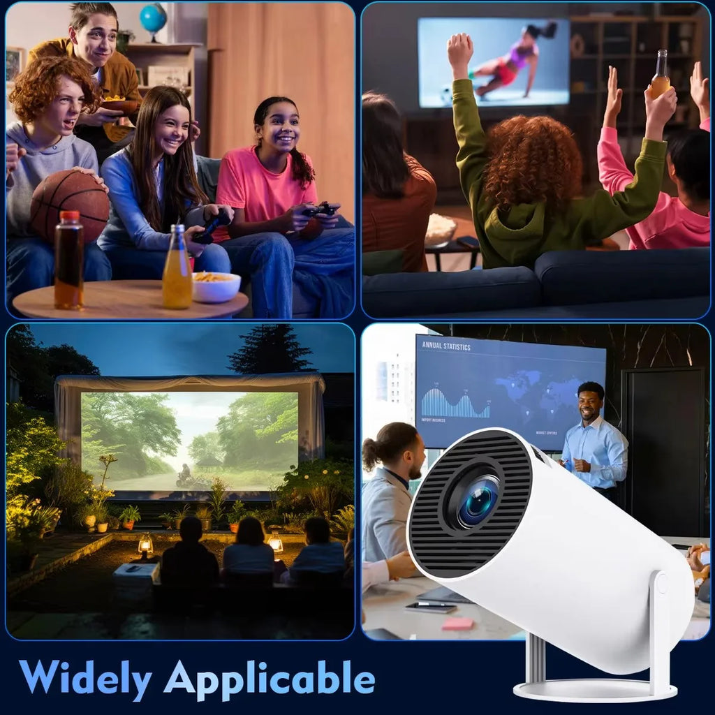 MAGCUBIC HY300 Pro Smart Projector – 8K Support, 1080P, Android 14, WiFi 6 & Bluetooth