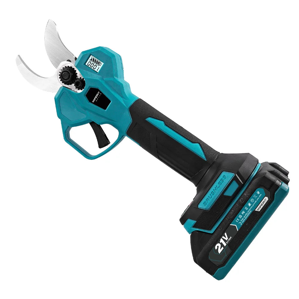 32mm Cordless Electric Pruning Shears – Brushless Garden Branch Cutter