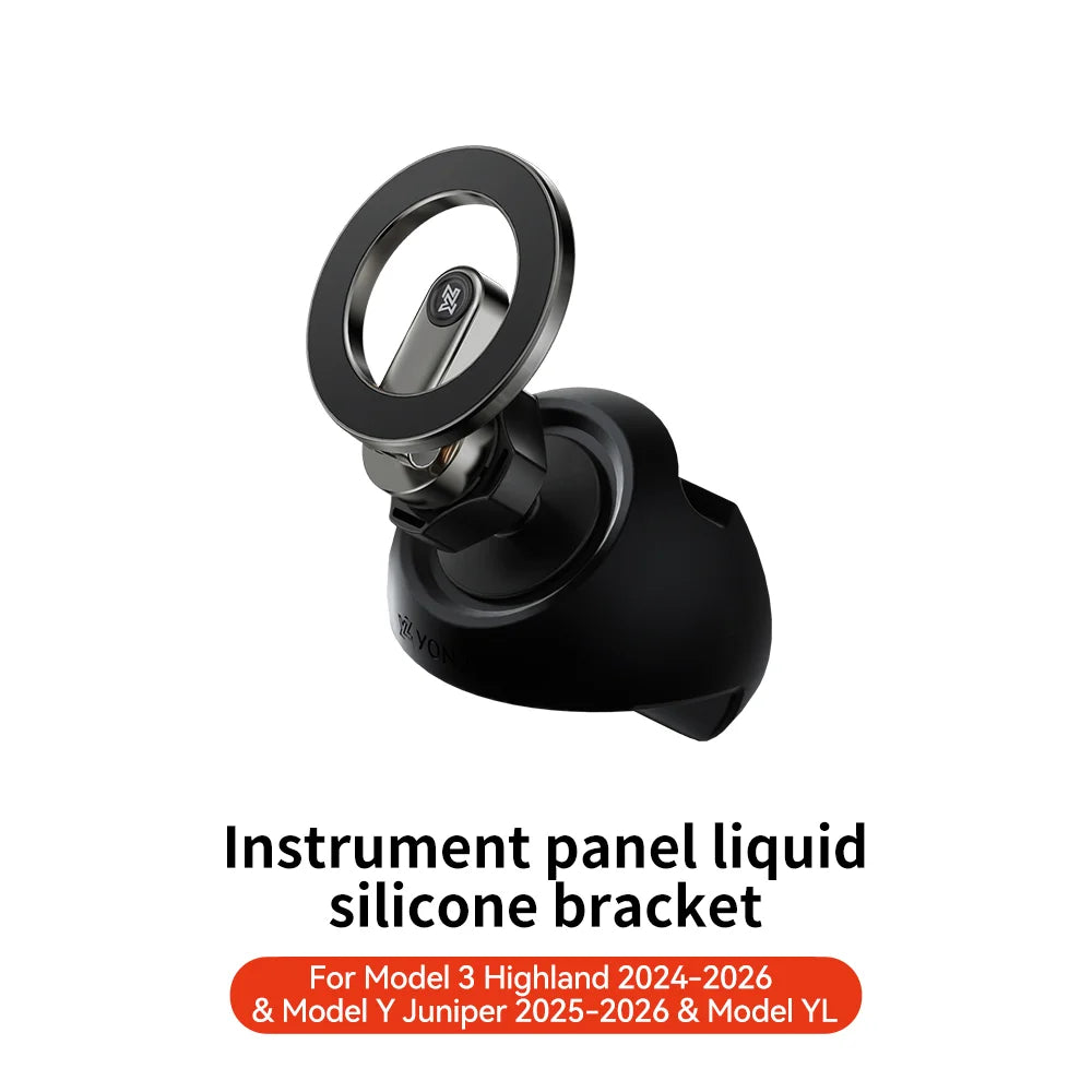 Magnetic Tesla Car Phone Holder – 360° Rotating