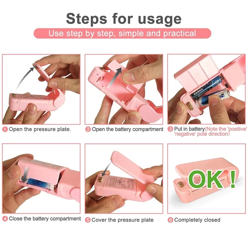 Mini Heat Bag Sealer – Portable Food Bag Sealing Machine